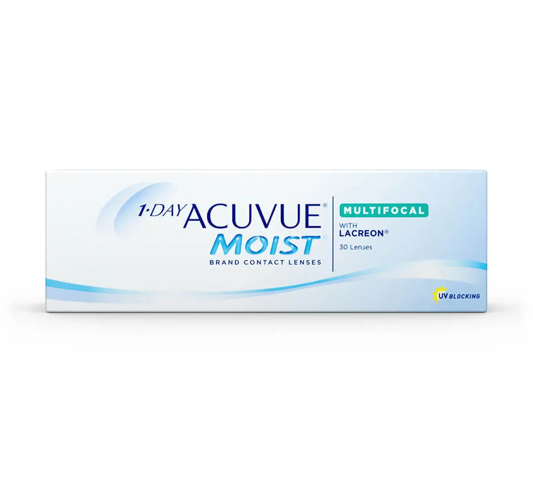 Acuvue 1 Day Moist Daily Multifocal Lenses , 30 units - -1.25, 8.4, High, 14.30