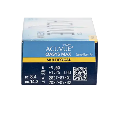 Acuvue 1 Day Oasys Max Daily Multifocal Lenses , 90 units - -1.50, 8.4, Low, 14.30 - Image 3
