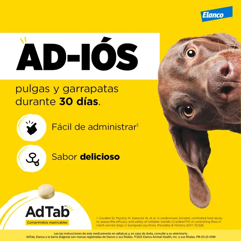 Adtab 225Mg Chewable Tablets Dogs 5.5-11kg, 2 Tablets - Image 7