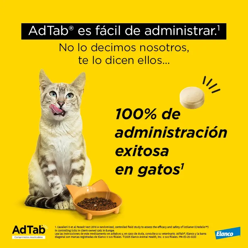 Adtab 48Mg Chewable Tablets Cats 2-8Kg, 6 Tablets - Image 6