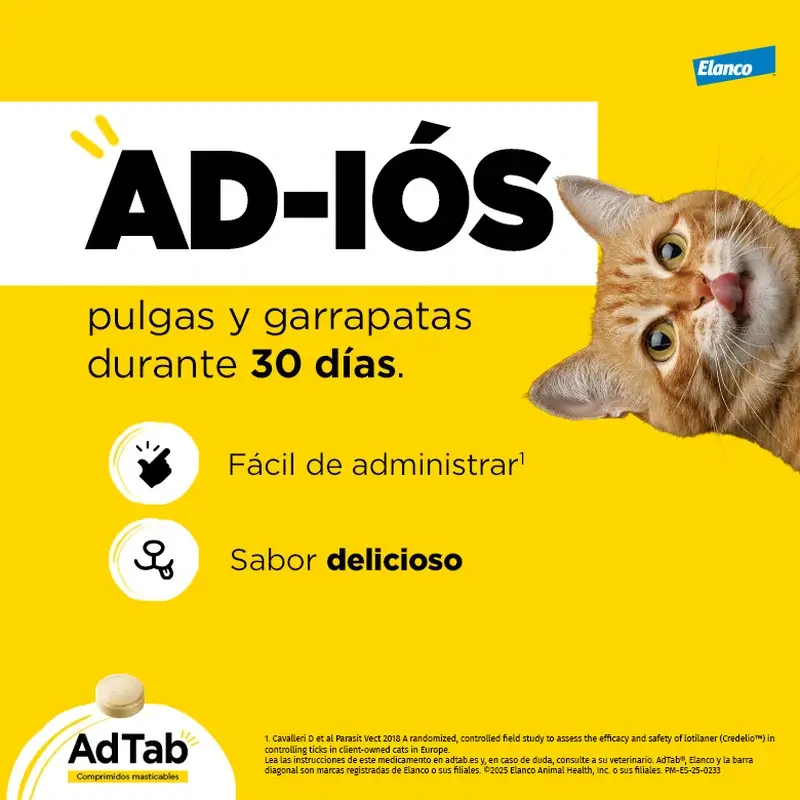 Adtab 48Mg Chewable Tablets Cats 2-8Kg, 6 Tablets - Image 7