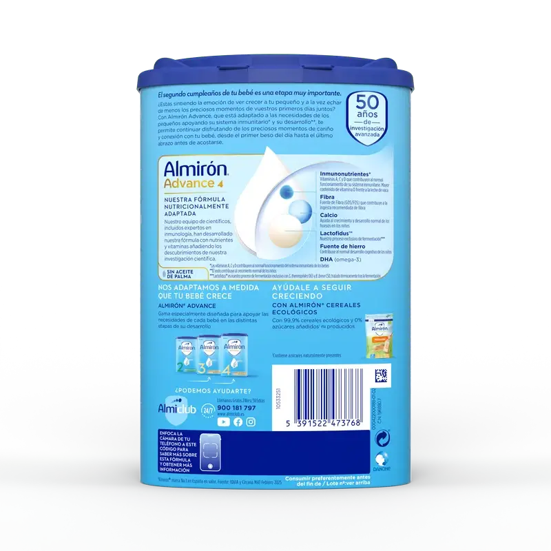 Almirón Advance 4, Pack 2 x 800g - Image 6