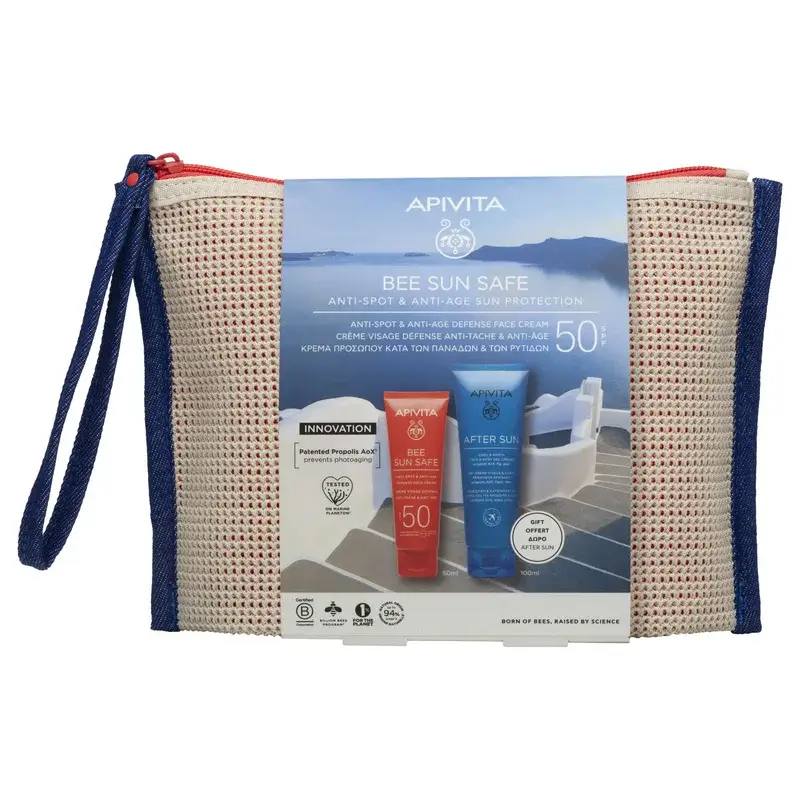 Apivita Bee Sun Safe Anti-Ageing & Anti-Blemish Cream Spf50, 50 ml - Image 2