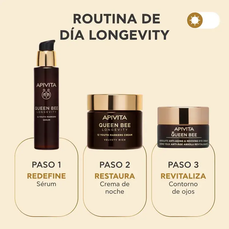 Apivita Queen Bee Longevity Rich Cream 12 Youth Markers, 50 ml - Image 9