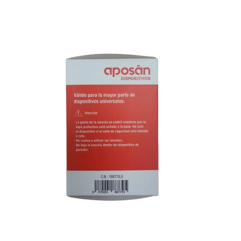 Aposan Single Use Sterile Lancets, 100 units - Image 2