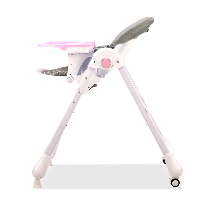 Asalvo Pink Bunny Highchair With Wheels - Image 6