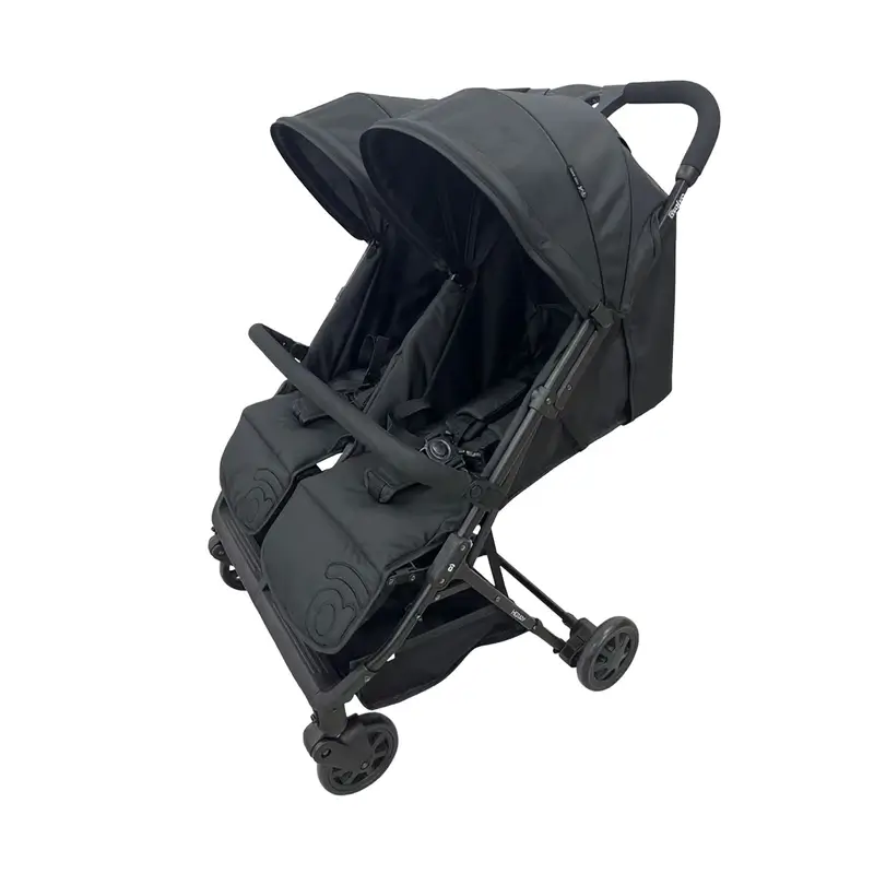 Asalvo Double Stroller Henry Black - Image 4
