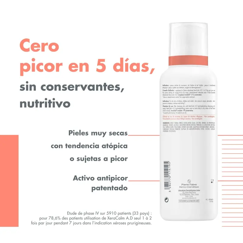 Avène Xeracalm Ad Relipidising Balm 400 ml - Image 2