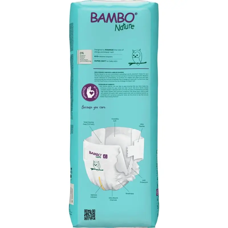 Bambo Nature Nappies Size 6 (16+ Kg), 40 pcs. - Image 3