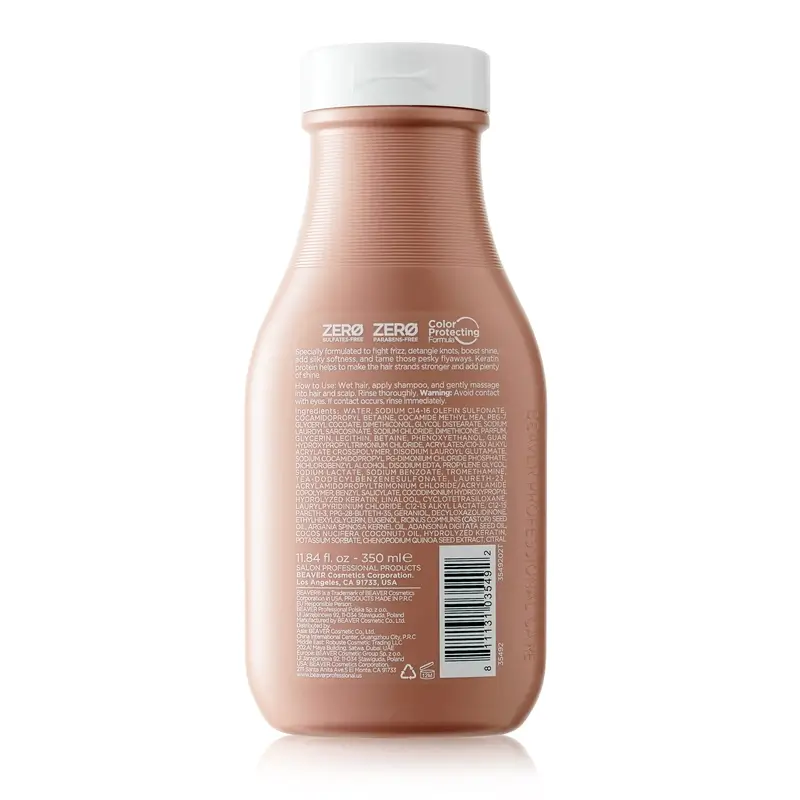 Beaver Brazilian Keratin Smoothing Shampoo , 350 ml - Image 2