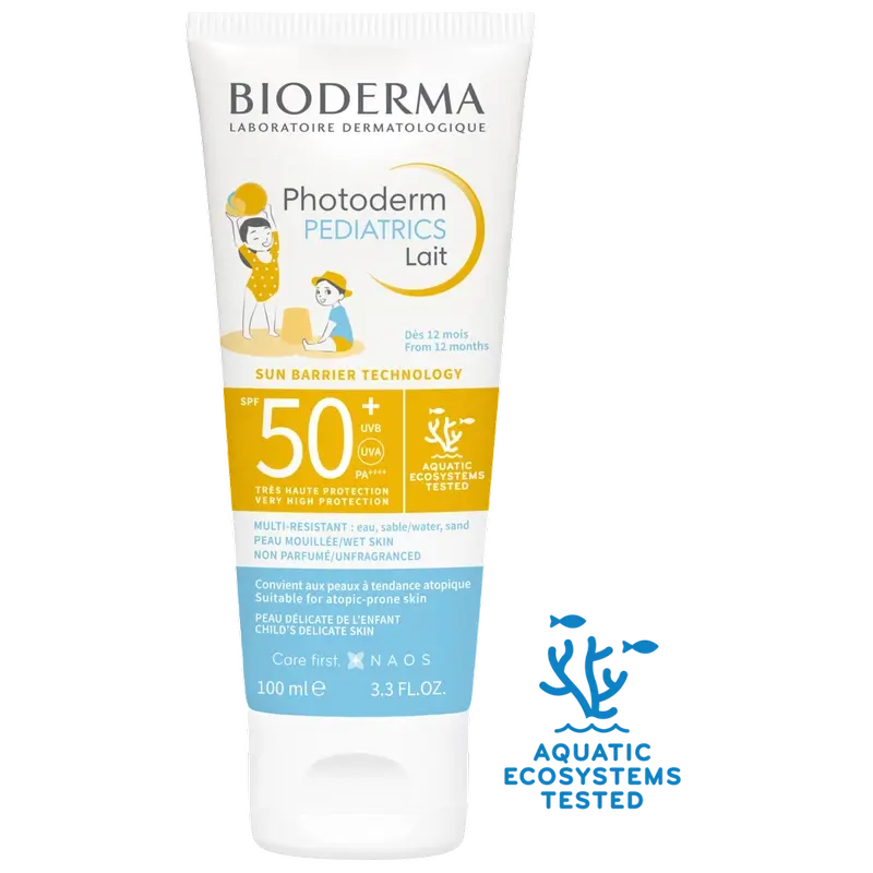 Bioderma Photoderm Pediatrics Lait SPF50+ Sunscreen, 100 ml - Image 7