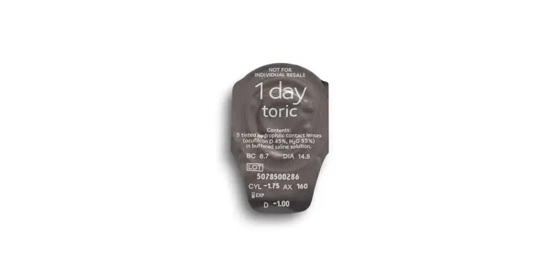 Biomedics 1 Day Daily Toric Lenses , 30 units - -1.75, -1.75, 90, 8.7, 14.50 - Image 3