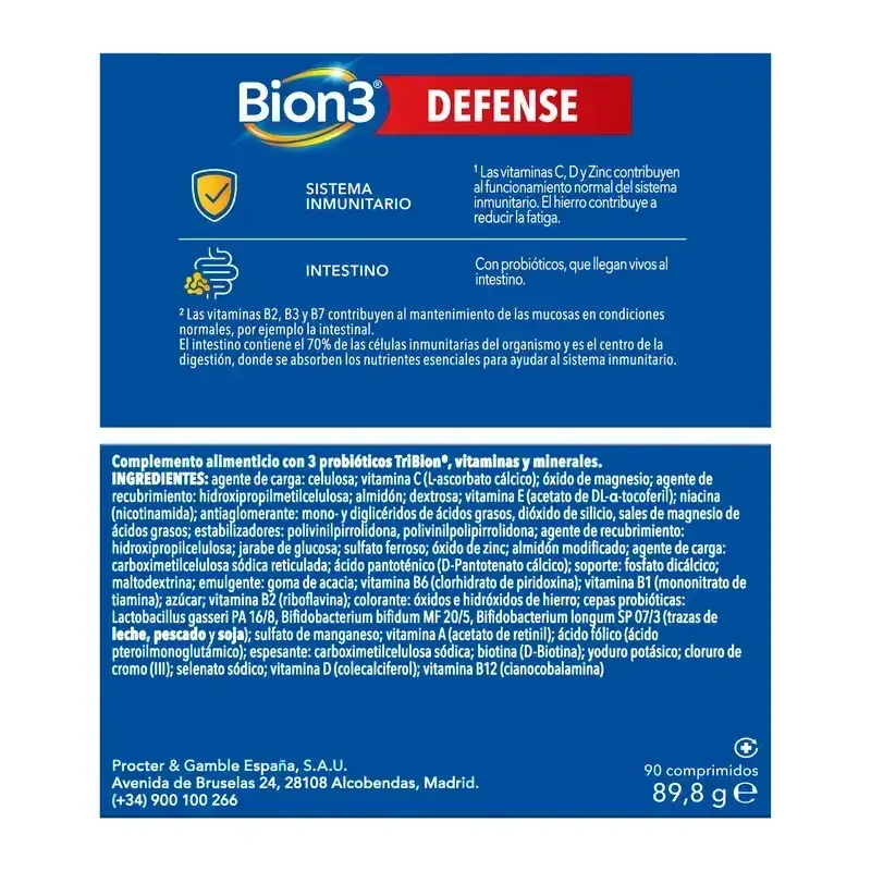 Bion3 Defense Multivitamin, 2X90 Tablets - Image 12