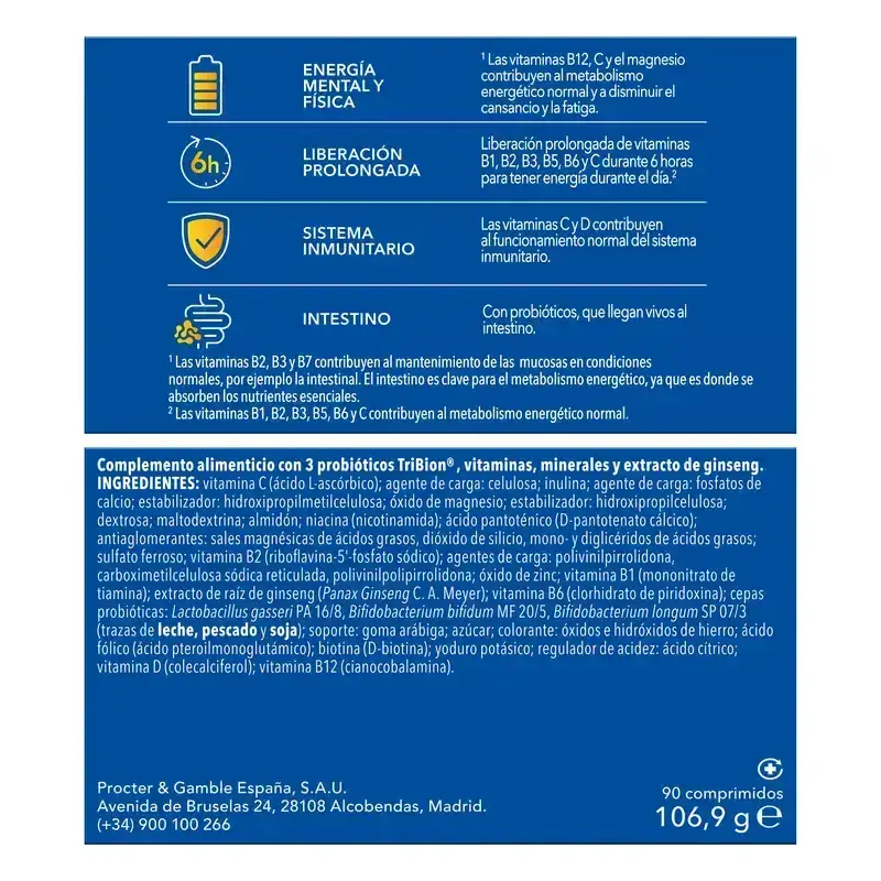 Bion3 Energy Multivitamin, 2X90 Tablets - Image 12