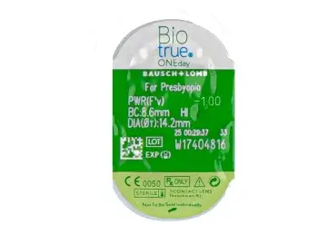 Biotrue One Day Daily Multifocal Lenses , 90 units - -6.25, 8.6, Low, 14.2 - Image 3