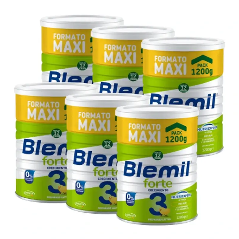 Blemil 3 Forte 800+400 Free, 6X1200 Grams - Image 2