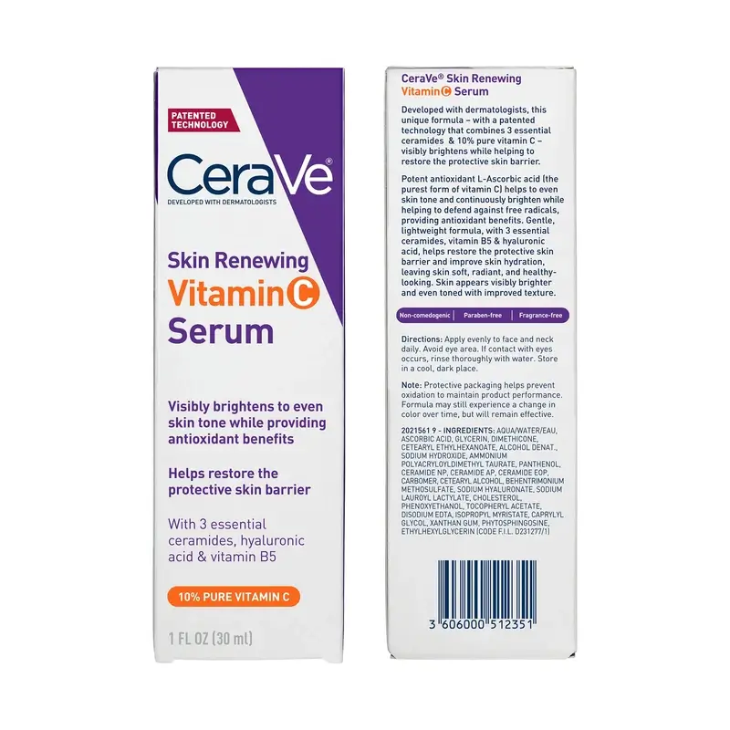 Cerave Skin Renewing Serum With Vitamin C , 30 ml - Image 2