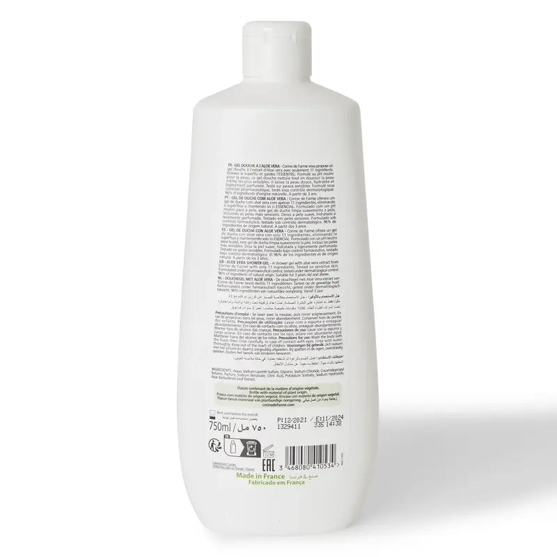 Corine De Farme Sweet Almond Oil Shower Gel , 500 ml - Image 2