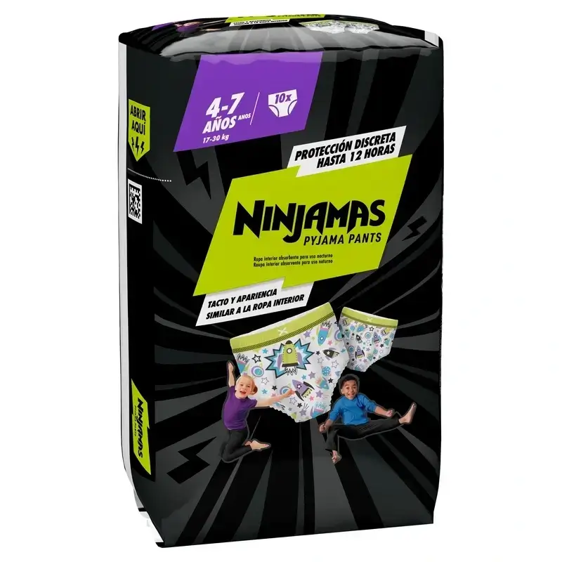 Dodot Ninjamas Size 7 Rocket, 2X10 Nappies - Image 2