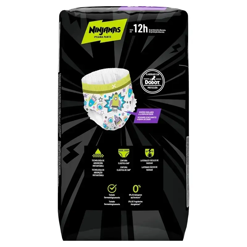 Dodot Ninjamas Size 8 Rocket, 2X9 Nappies - Image 3