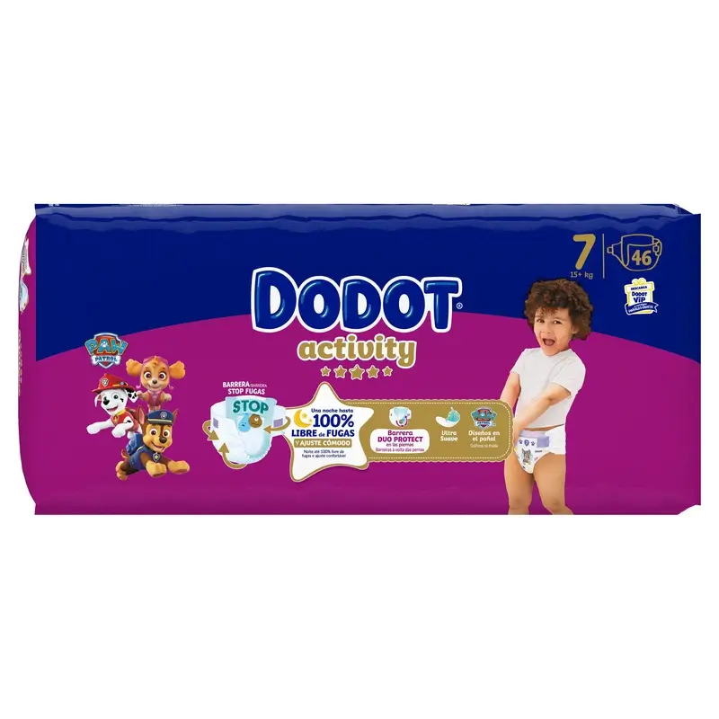 Dodot Activity Size 7, 15kg+, 46 Nappies - Image 4