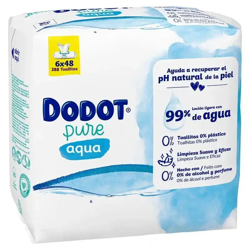 Dodot Sensitive Jumbo Sensitive Nappy Pack Size 3 , 2x78 Units + Aqua Plastic Free Wipes Box 6X48 (288 Units) - Image 16