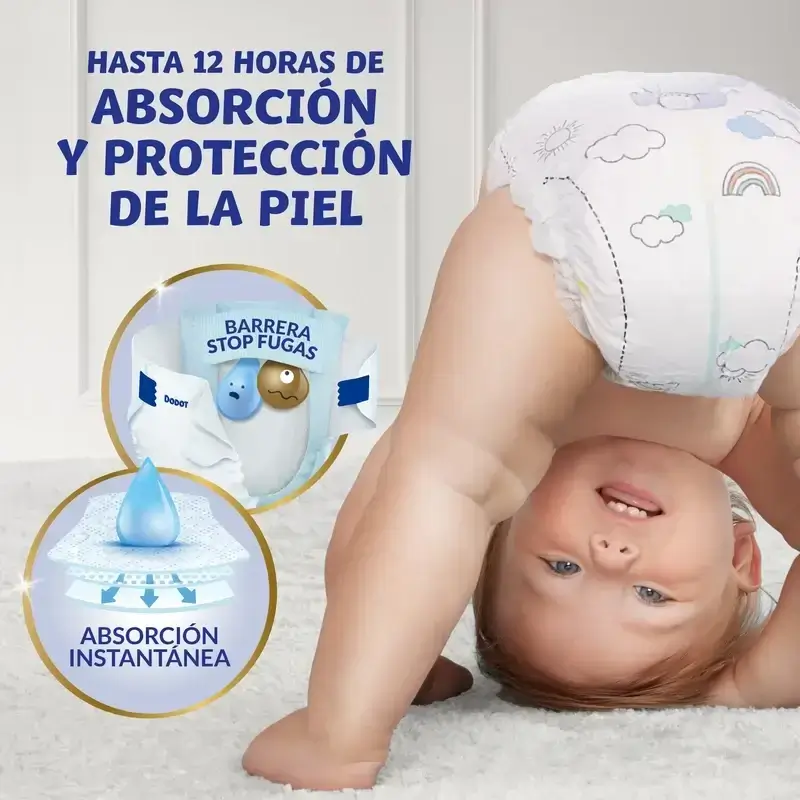 Dodot Sensitive Nappies Extra Absorbency 10-15 kg Size 4+, Pack 2 x 48 Units - Image 6