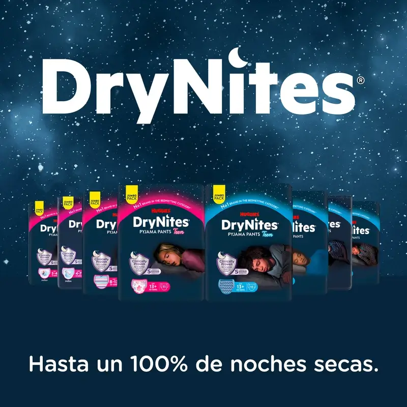 Drynites Size +13 Girl's Night Nappies, 11 pieces - Image 6
