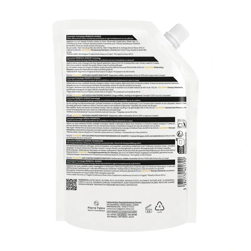 Ducray Kelual Squanorm Ch C Dry Dry Eco Refill, 400 ml - Image 2