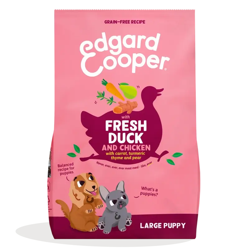 Edgard & Cooper Large Puppy Food With Fresh Duck & Chicken , 12 kg