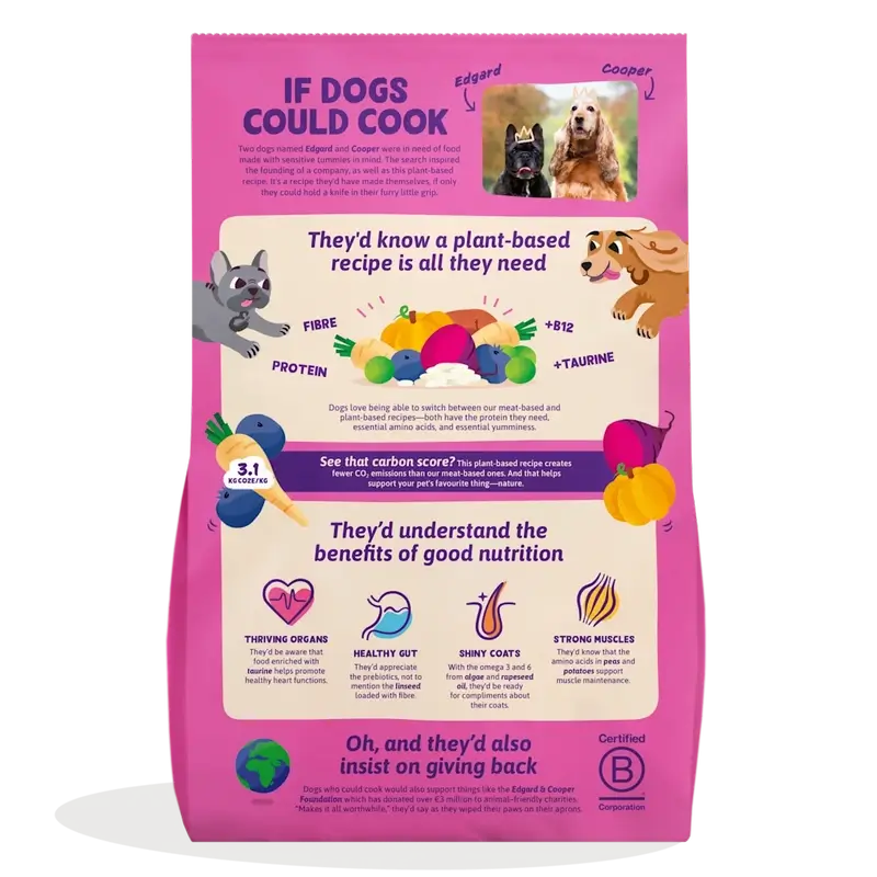 Edgard & Cooper Medium Adult Dog Food With Beetroot & Pumpkin , 2.5 kg - Image 2