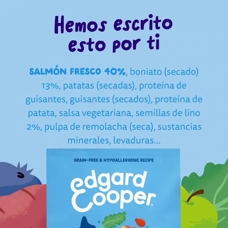 Edgard & Cooper Medium Adult Dog Food With Fresh Salmon , 1 kg - Image 10