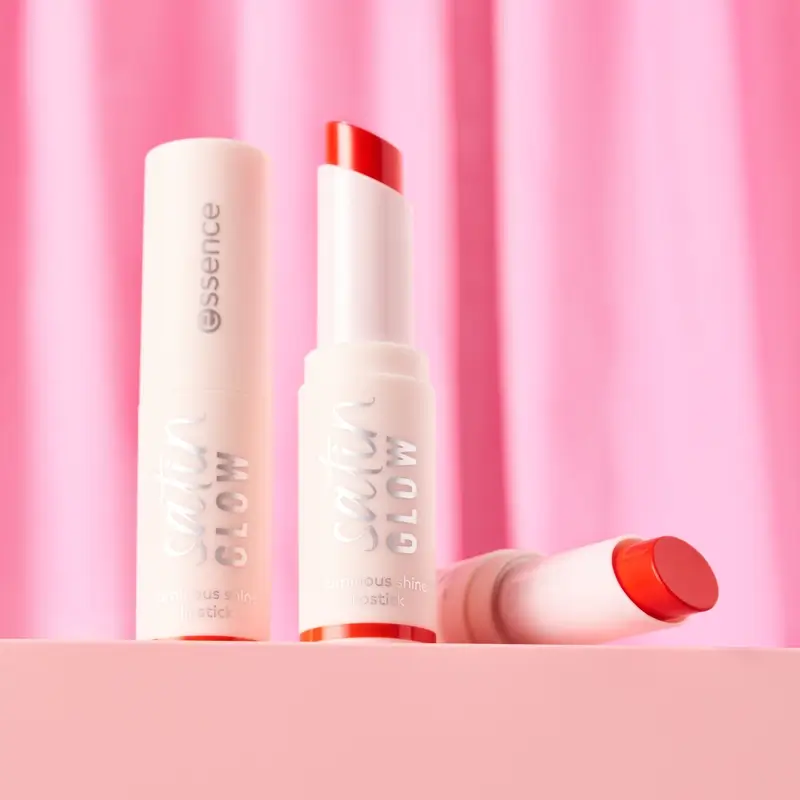 Essence Satin Glow Luminous Shine Lipstick 07, 3.5 g - Image 4