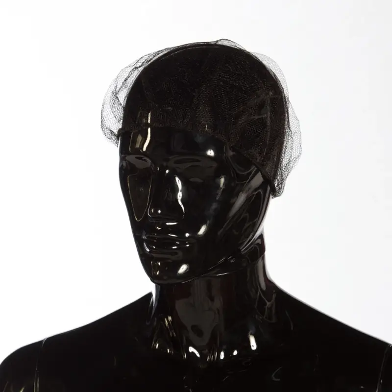 Cuatrogasa Black Hair Net, 100 units
