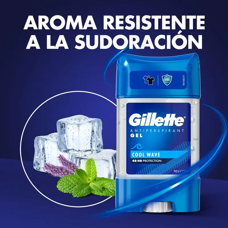 Gillette Clear Deodorant Anti-Perspiration Gel Cool Wave 70M - Image 3