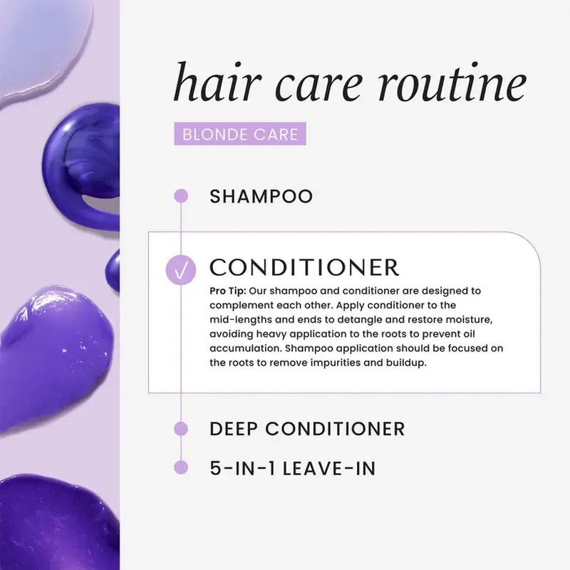 Hask Blonde Care Conditioner, 355 ml - Image 7