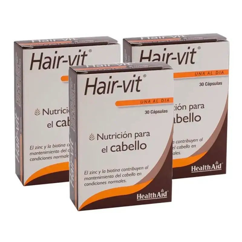 Health Aid Hair Vit, Pack 3 x 30 tablets