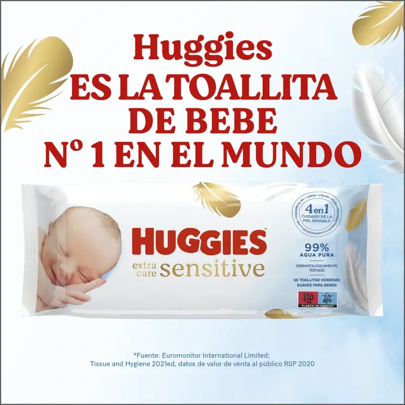Huggies Extra Care Sensitive Wipes , 48 pcs. - Image 7