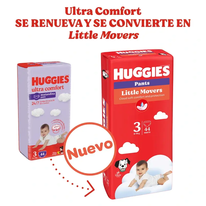 Huggies Little Movers Size 4 (9-14 Kg) Disney Baby Diaper Brief, 120 pcs. - Image 2