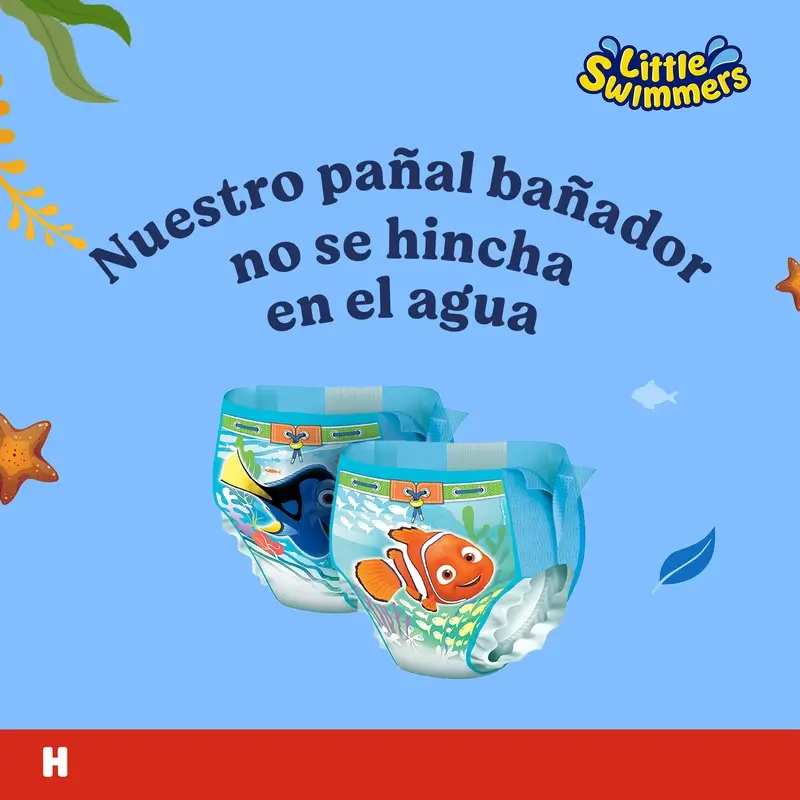 Huggies Little Swimmers Size 3-4 Swimwear Nappies, 20 pcs. - Image 2