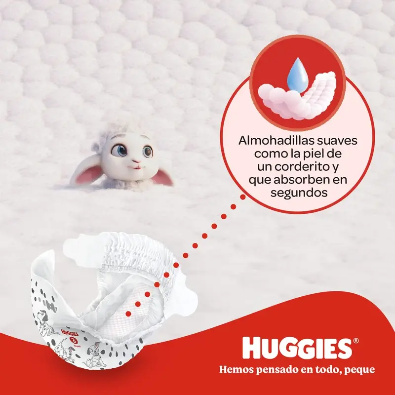 Huggies Little Movers Size 5 (11-25Kg) Disney Baby Nappy, 126 Units - Image 5