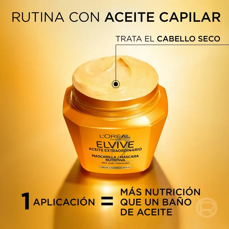 L'Oréal Paris Elvive Extraordinary Oil Nourishing Mask, 310 ml - Image 4