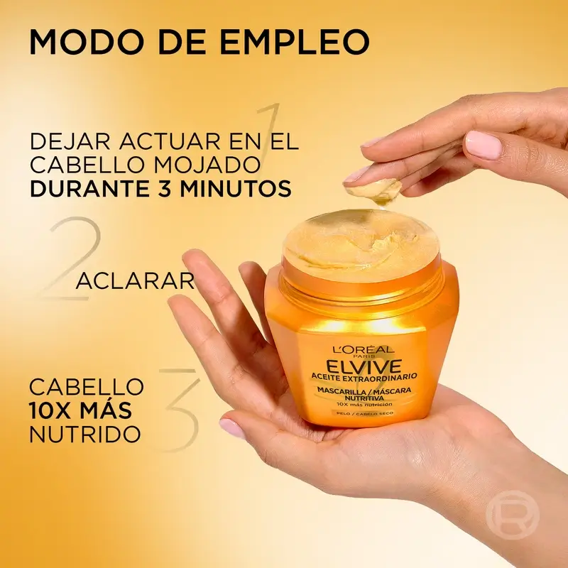 L'Oréal Paris Elvive Extraordinary Oil Nourishing Mask, 310 ml - Image 6