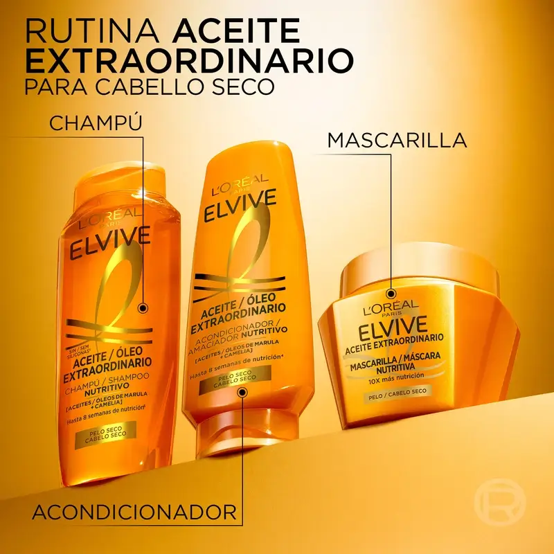 L'Oréal Paris Elvive Extraordinary Oil Nourishing Mask, 310 ml - Image 8