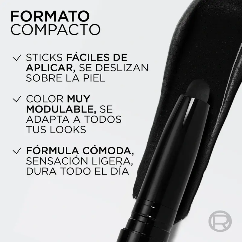 L'Oreal Paris Paradise Les Shadow Sticks Smokey Creamy Blendable Eyeshadow Midnight Noir - Image 9