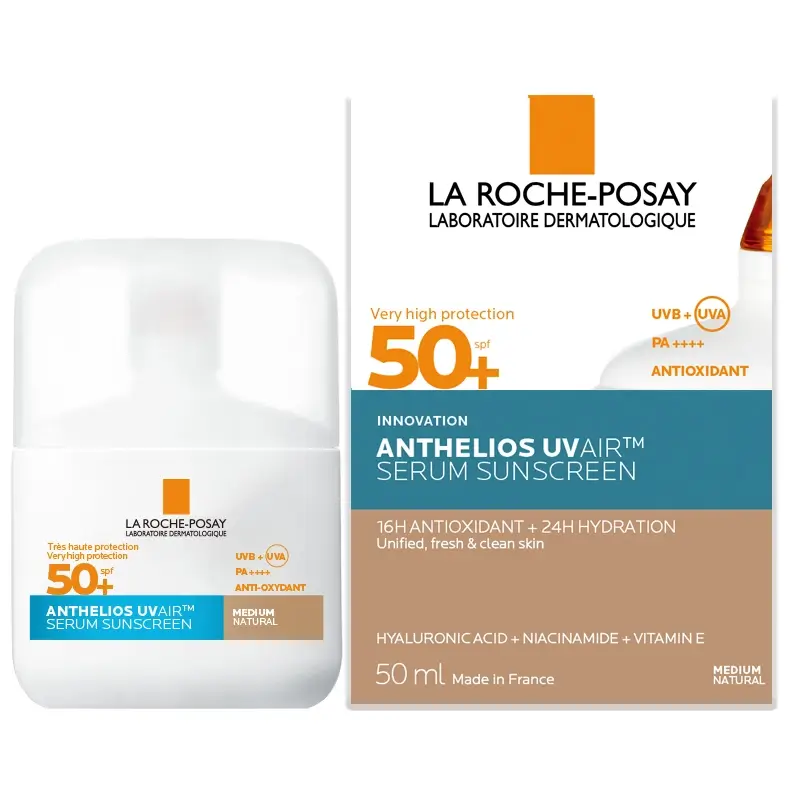 La Roche Posay Anthelios Uvair Sun Serum Spf50+ Tinted Medium , 50 ml - Image 2