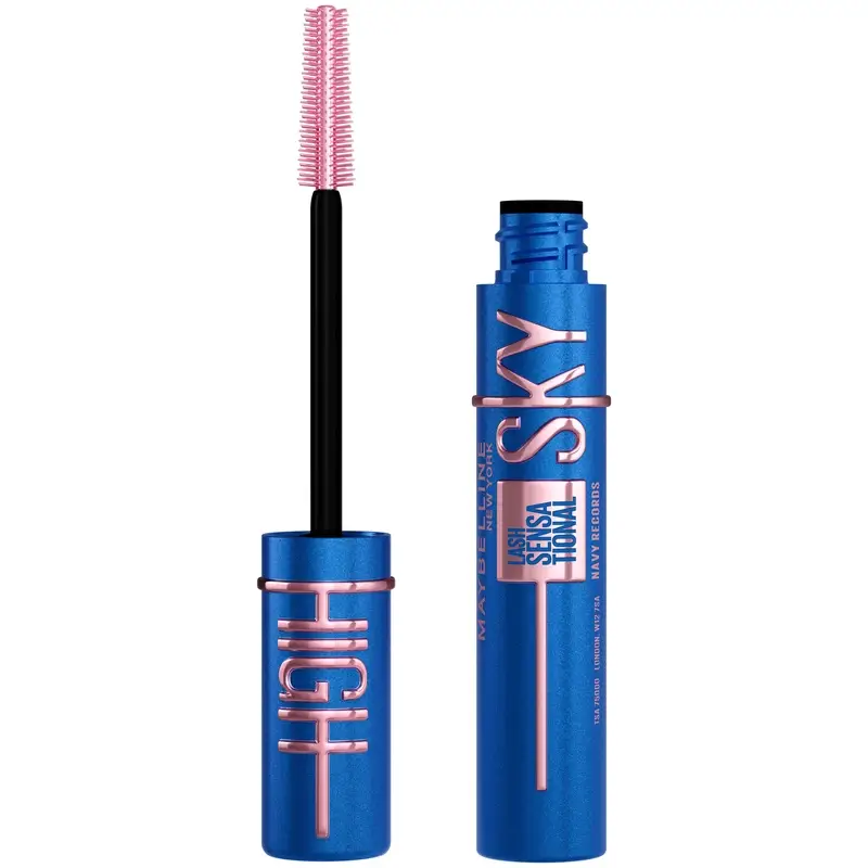 Maybelline New York Lash Sensational, Sky High Waterproof Mascara, Navy Blue, 1 pc. - Image 2