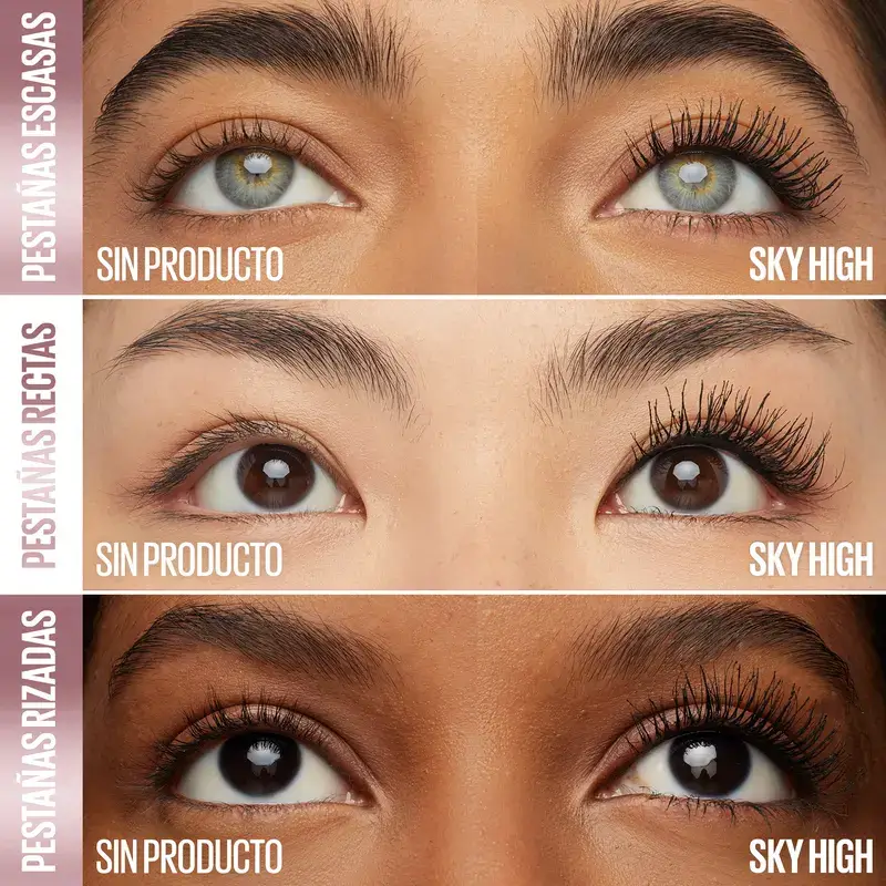 Maybelline New York Lash Sensational, Sky High Waterproof Mascara, Navy Blue, 1 pc. - Image 7
