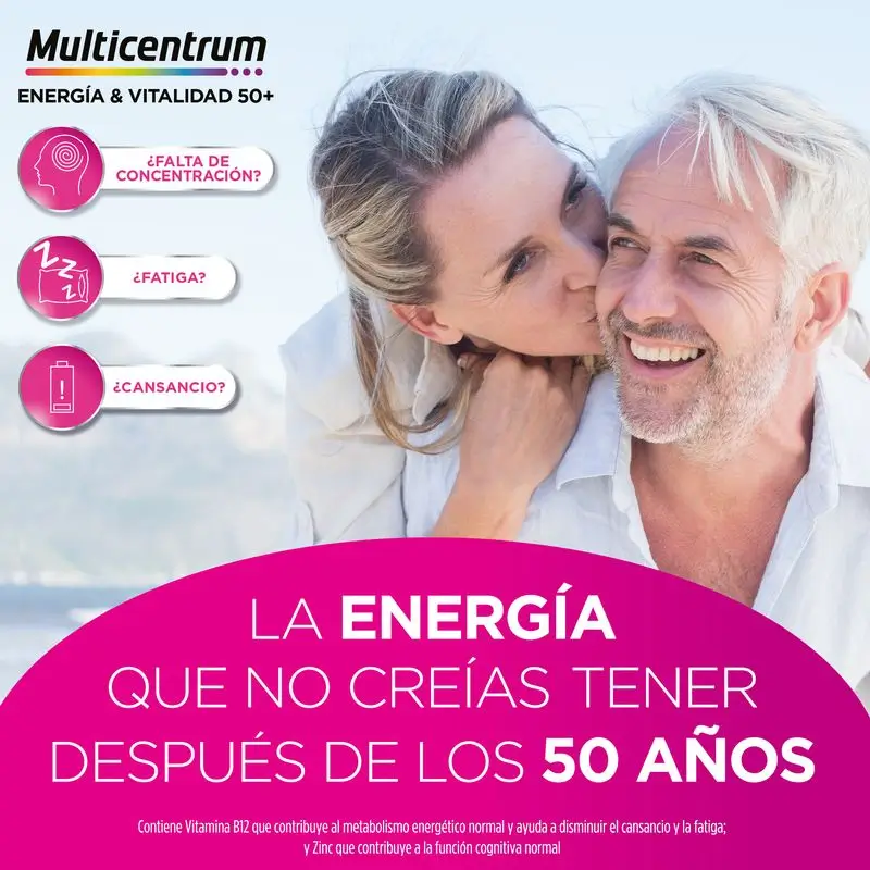 Multicentrum Energy & Vitality 50+, 30 vials - Image 2