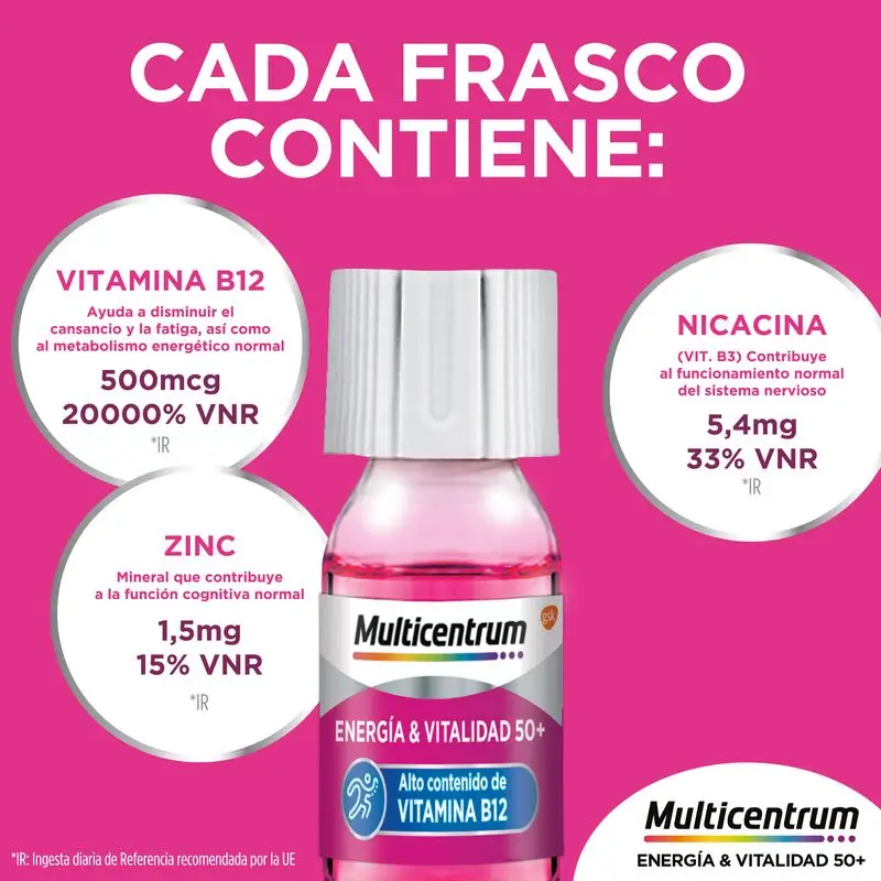 Multicentrum Energy & Vitality 50+, 30 vials - Image 6